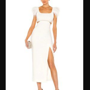 NEW Likely Taliah Midi Cut Out Dress Size 10